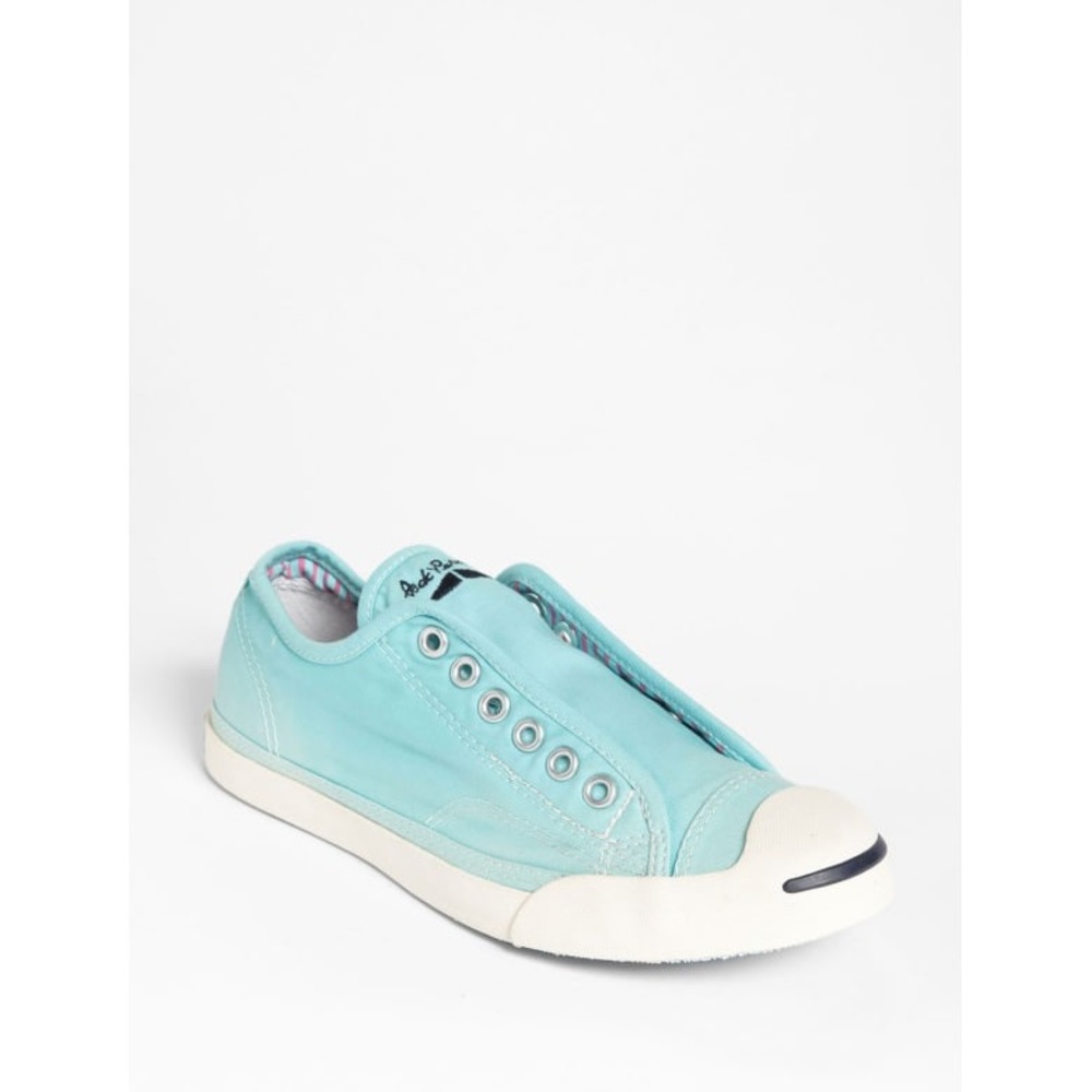 EUC Converse Jack Purcell laceless sz 11 Aqua